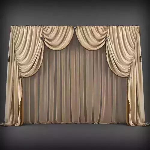 Curtain 3D model 110