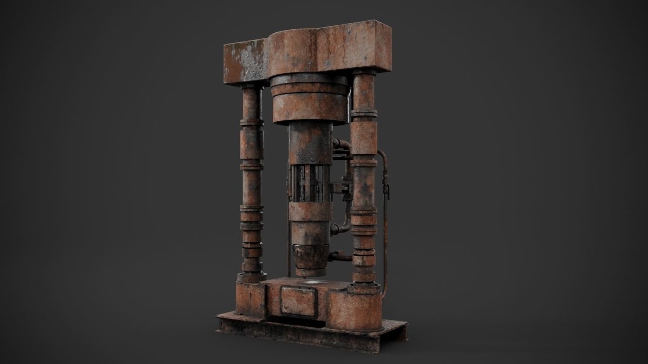 Machinery device 3D model_10