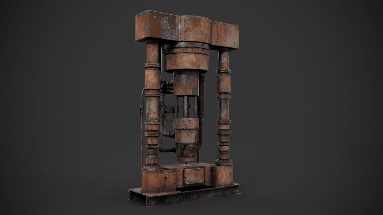 Machinery device 3D model_9