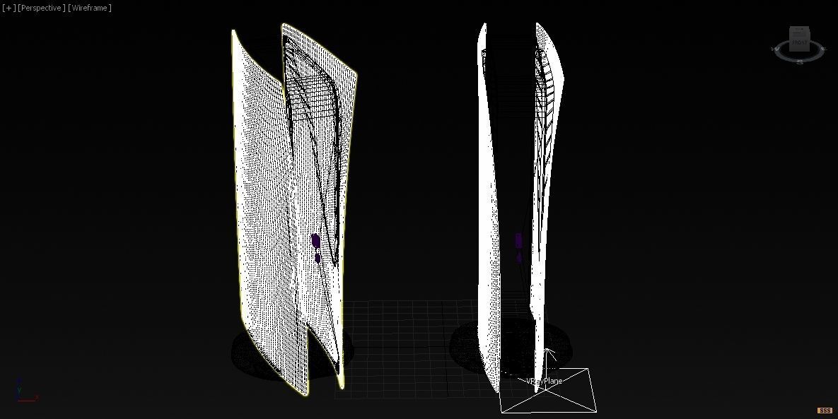 PS5 - SONY Playstation 5 console v3 disk and digital low poly Free low-poly 3D model_32