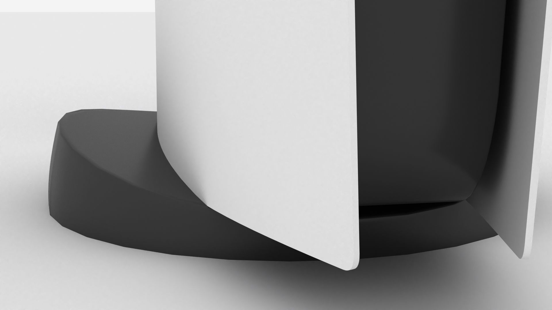 PS5 - SONY Playstation 5 console v3 disk and digital low poly Free low-poly 3D model_19