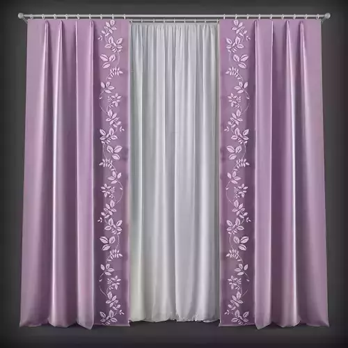 Curtain 3D model 114