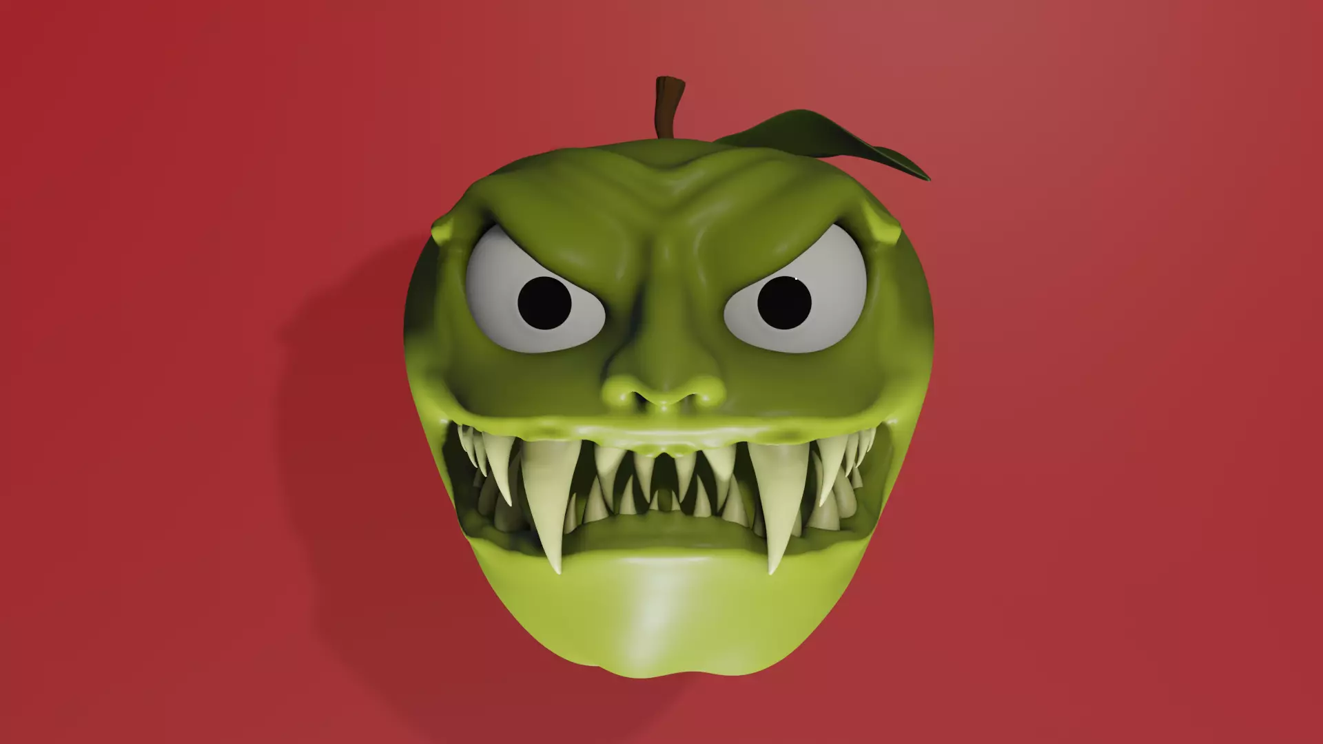 Crazy Apple Free 3D model