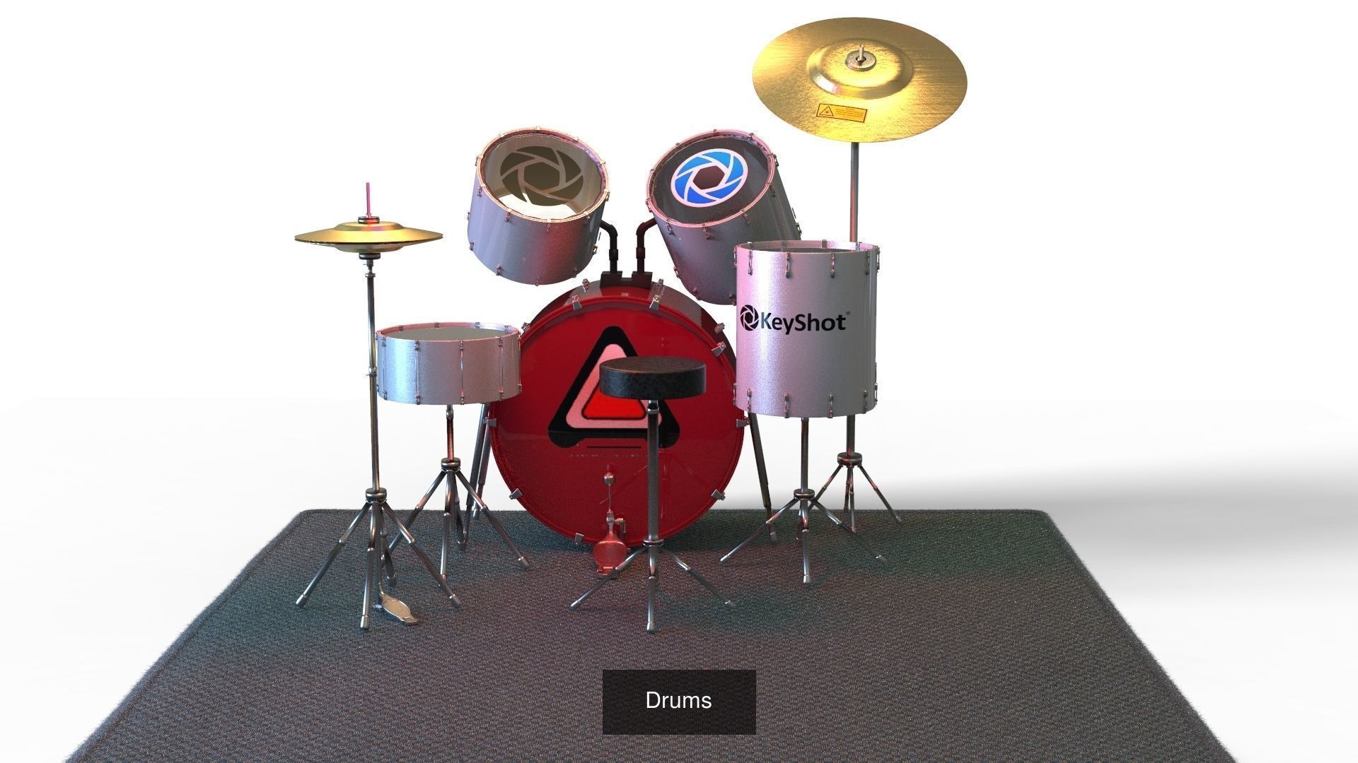 Music Bundle 3D Model Collection_3