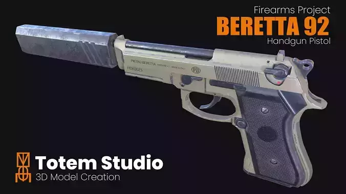 Beretta 92 Handgun Pistol