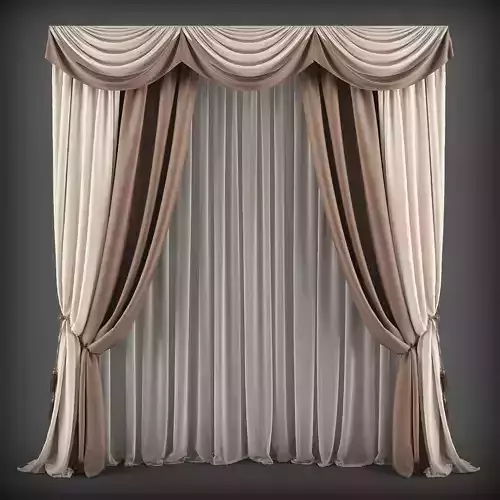 Curtain 3D model 121