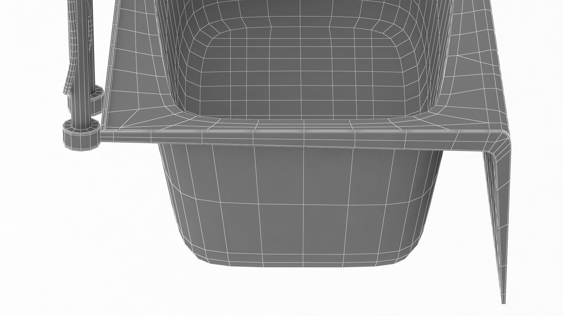 Enameled Cast Iron Bathtub 3D model_19