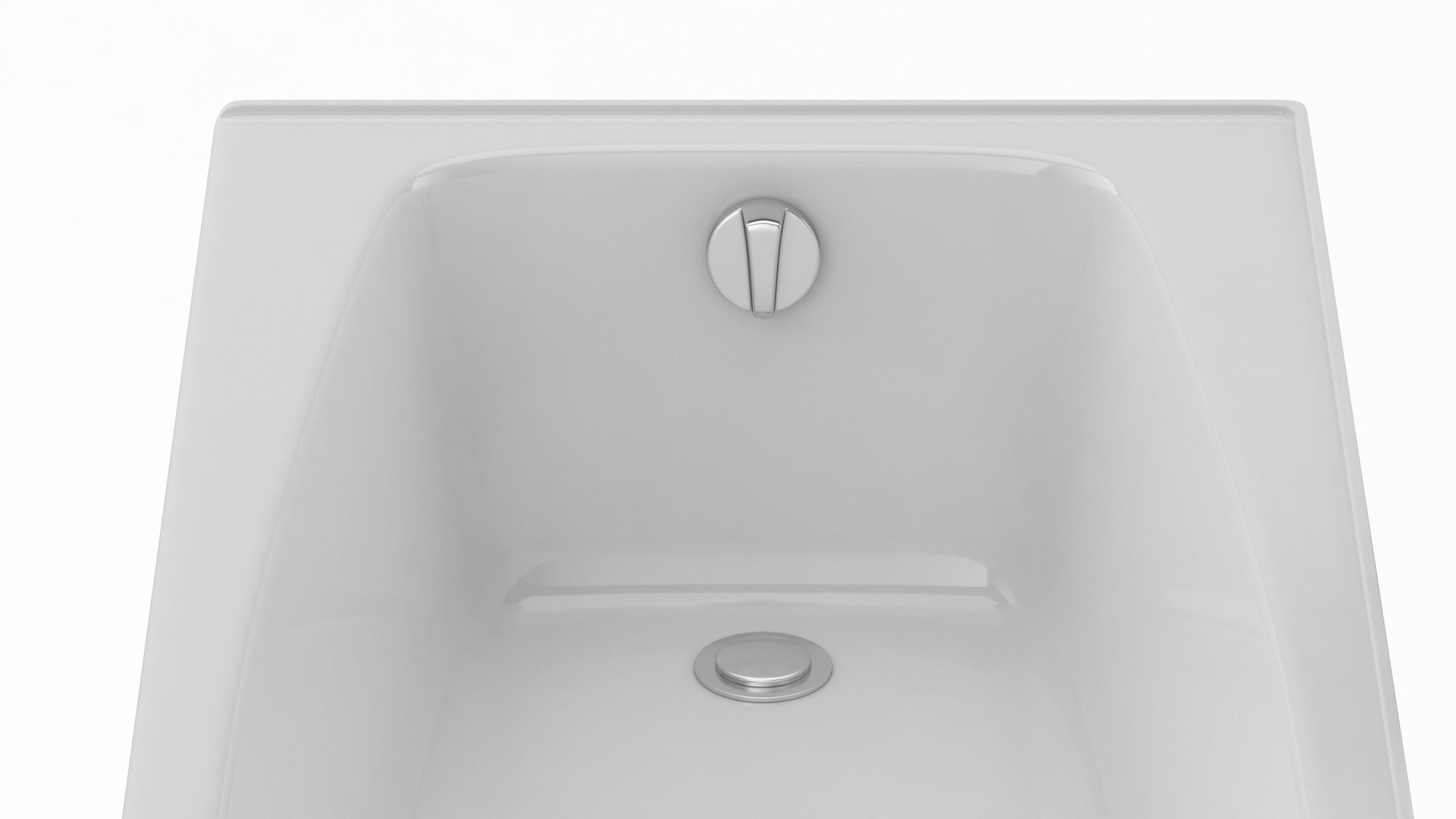 Enameled Cast Iron Bathtub 3D model_6