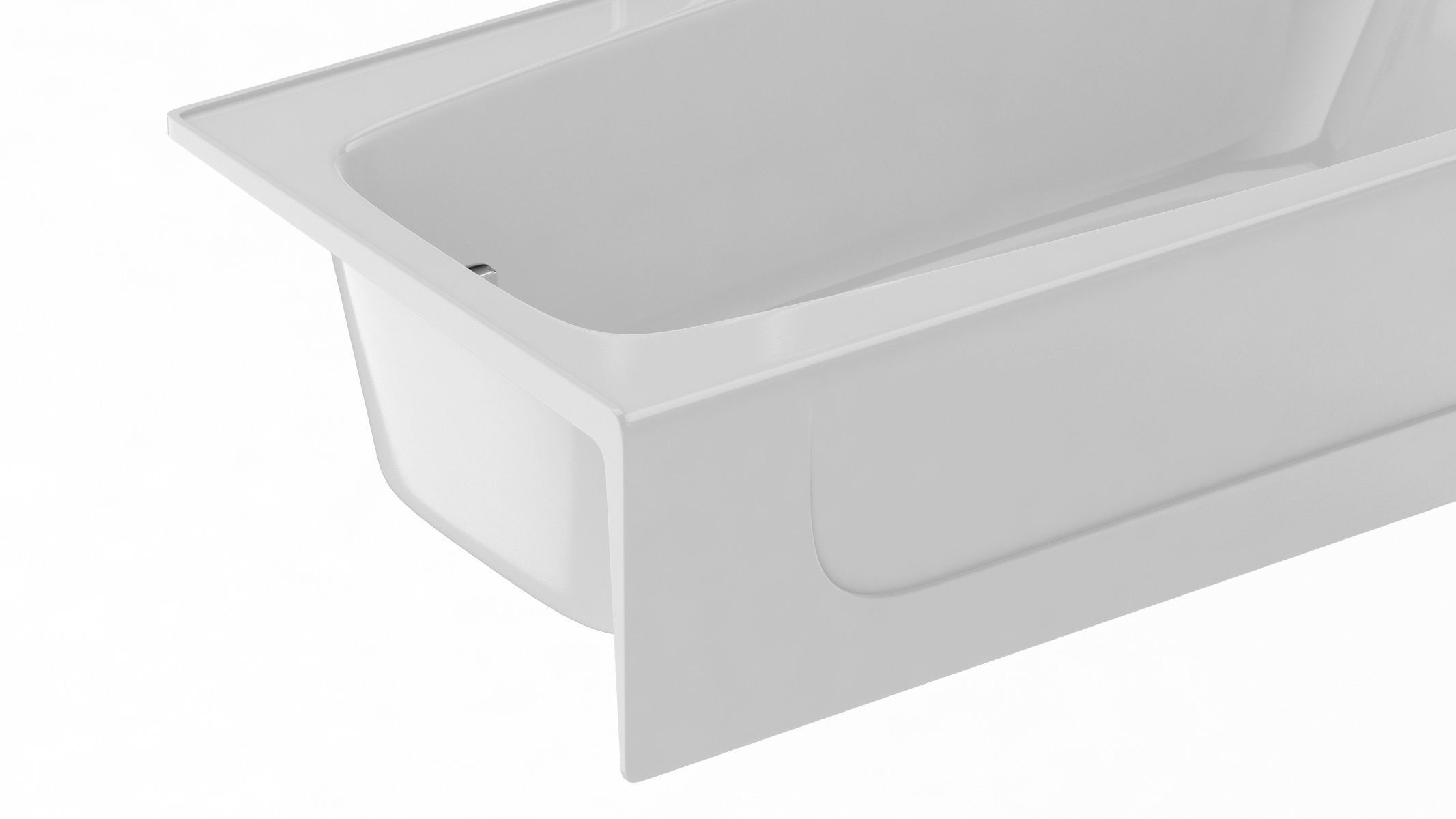 Enameled Cast Iron Bathtub 3D model_8