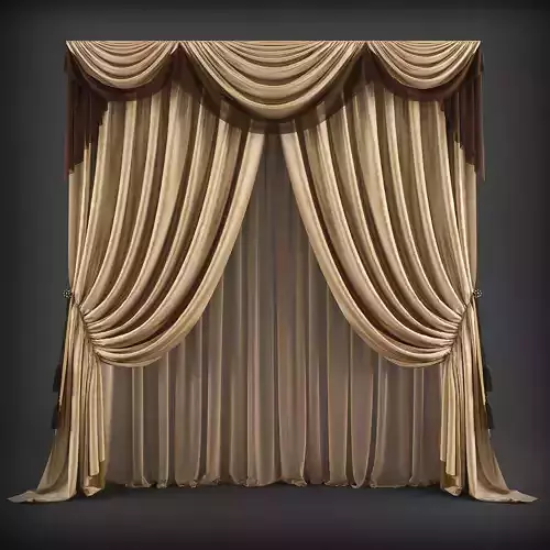 Curtain 3D model 122