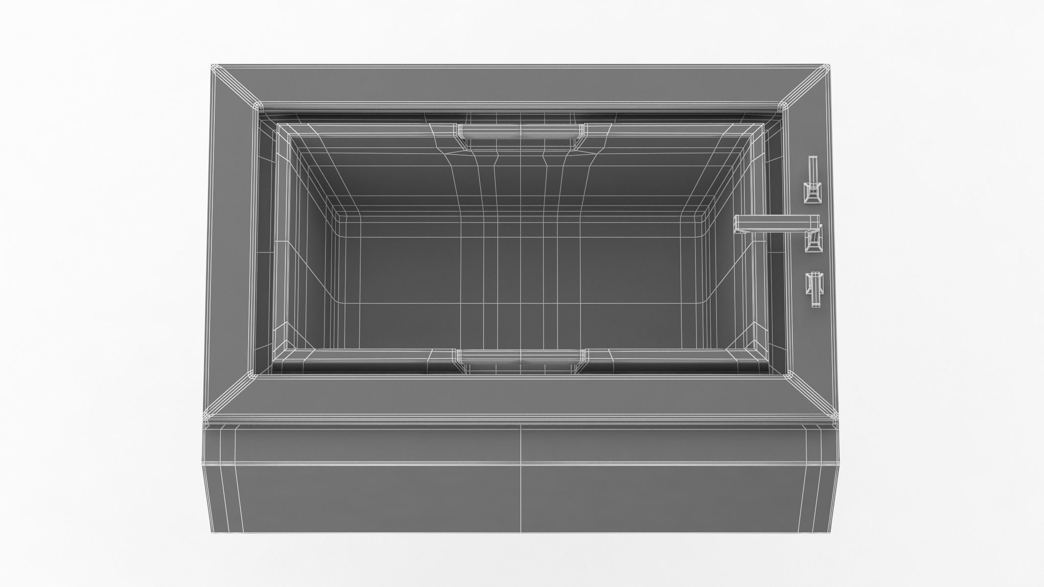 TOTO Lloyd Soaker Bathtub 3D model_14