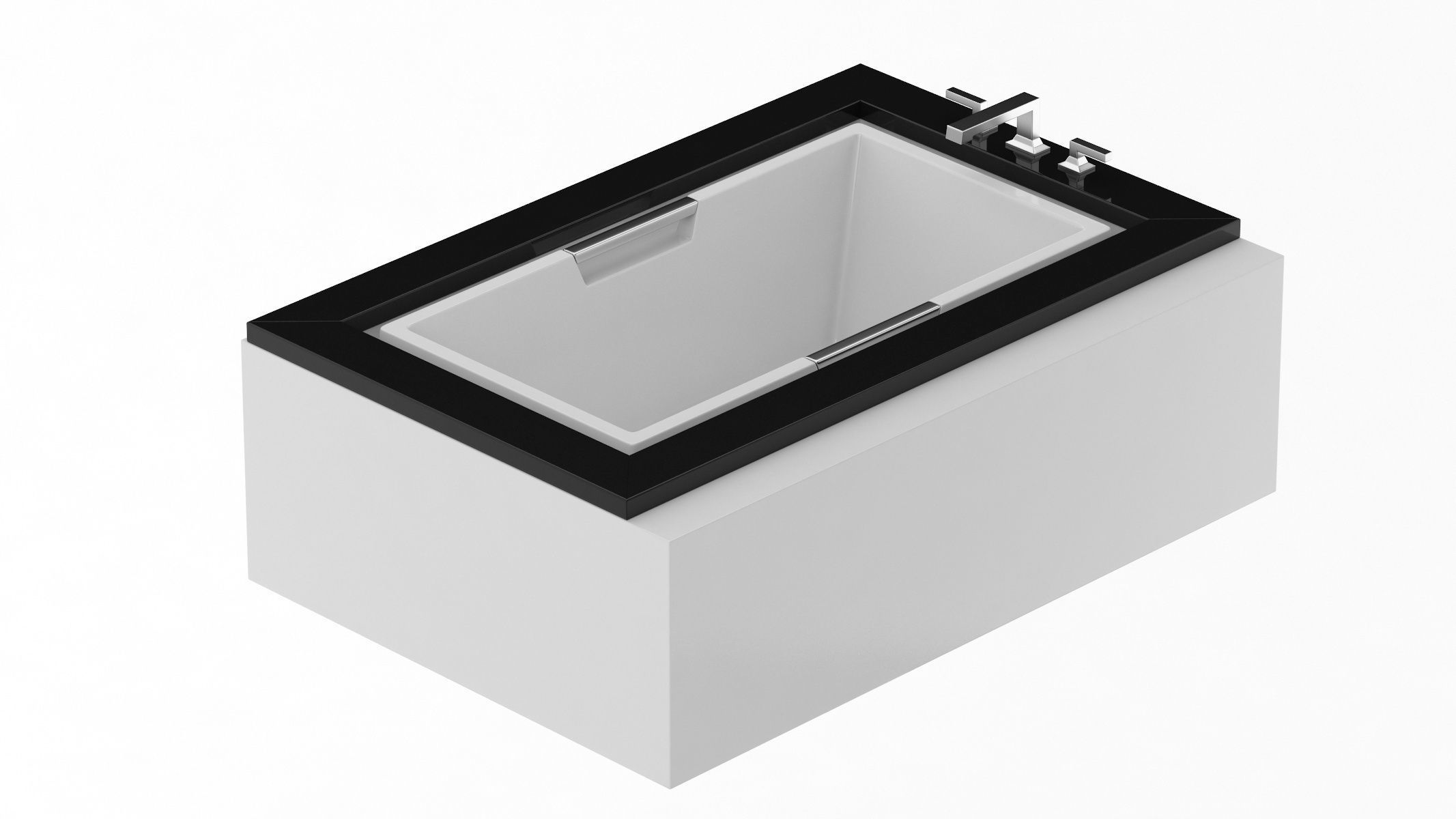 TOTO Lloyd Soaker Bathtub 3D model_4