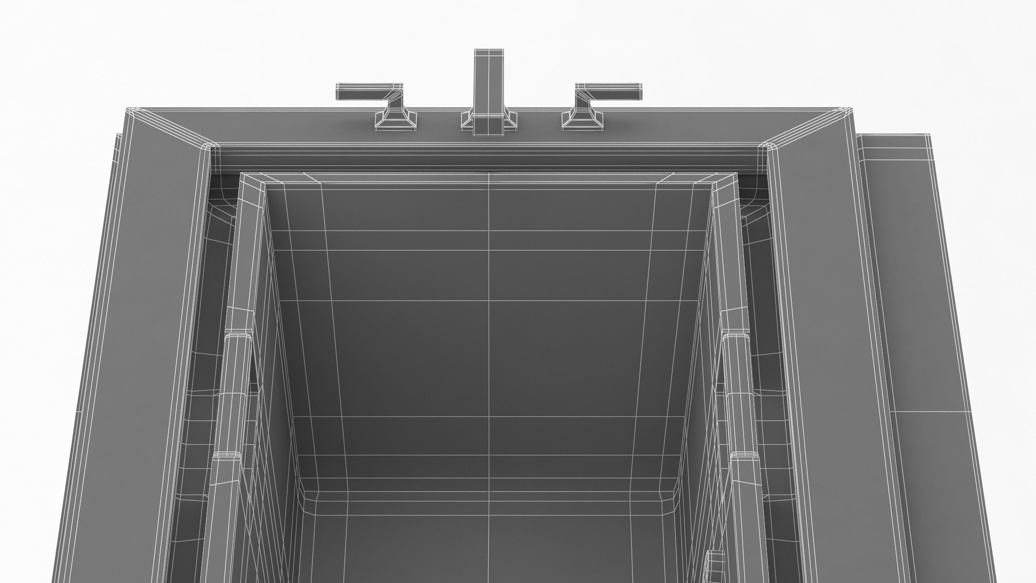 TOTO Lloyd Soaker Bathtub 3D model_15