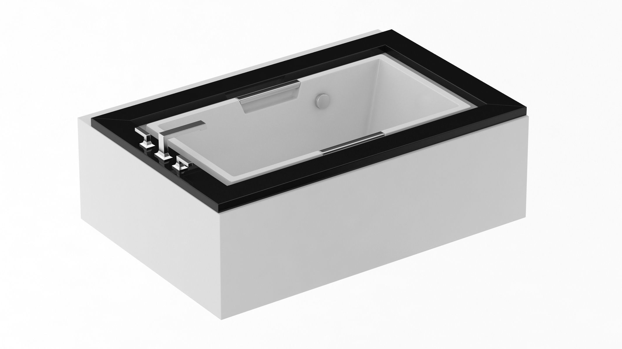 TOTO Lloyd Soaker Bathtub 3D model_1