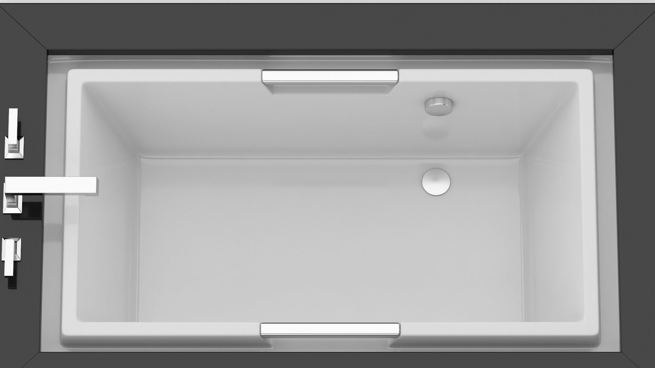 TOTO Lloyd Soaker Bathtub 3D model_9