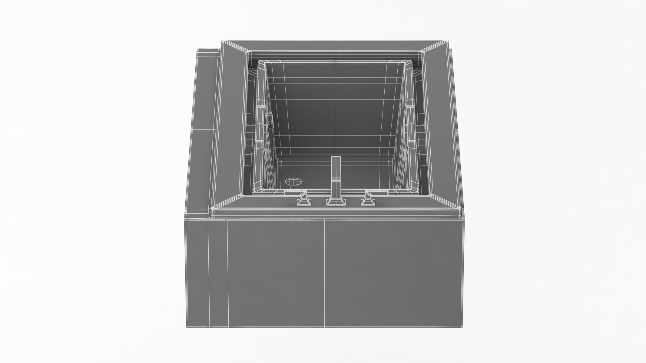 TOTO Lloyd Soaker Bathtub 3D model_13