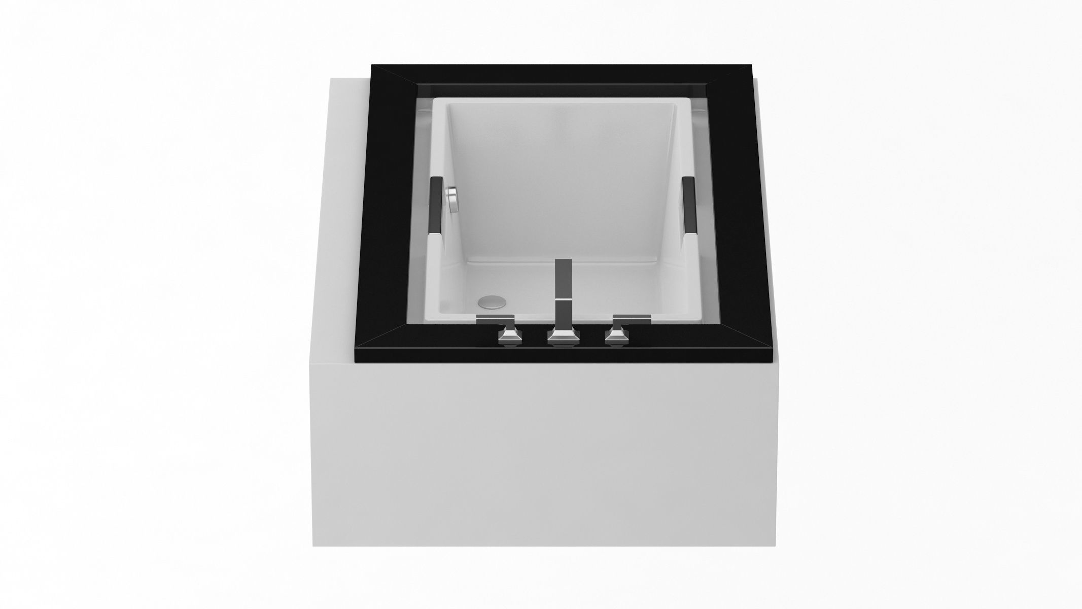 TOTO Lloyd Soaker Bathtub 3D model_2