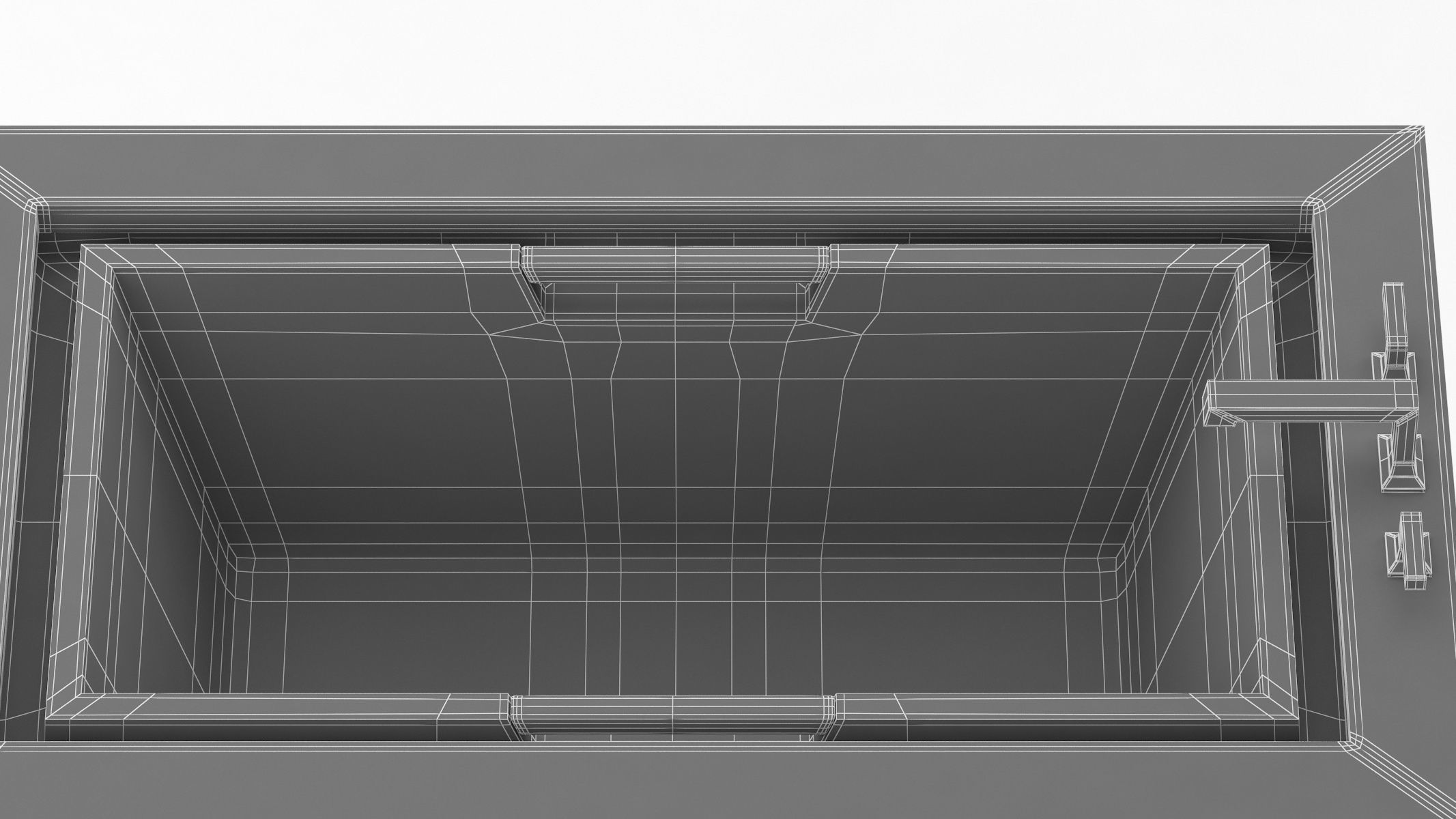 TOTO Lloyd Soaker Bathtub 3D model_18