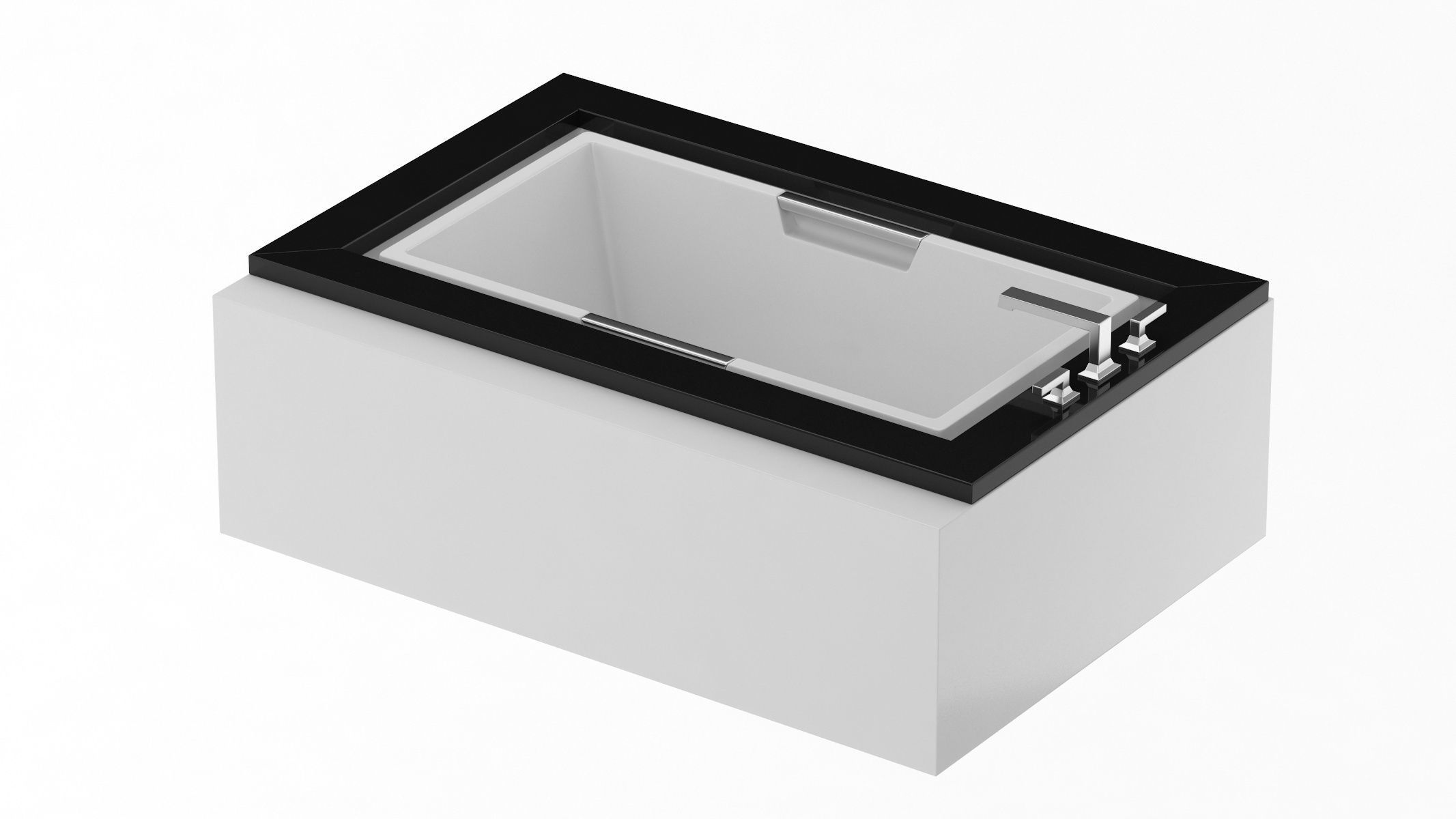 TOTO Lloyd Soaker Bathtub 3D model_3