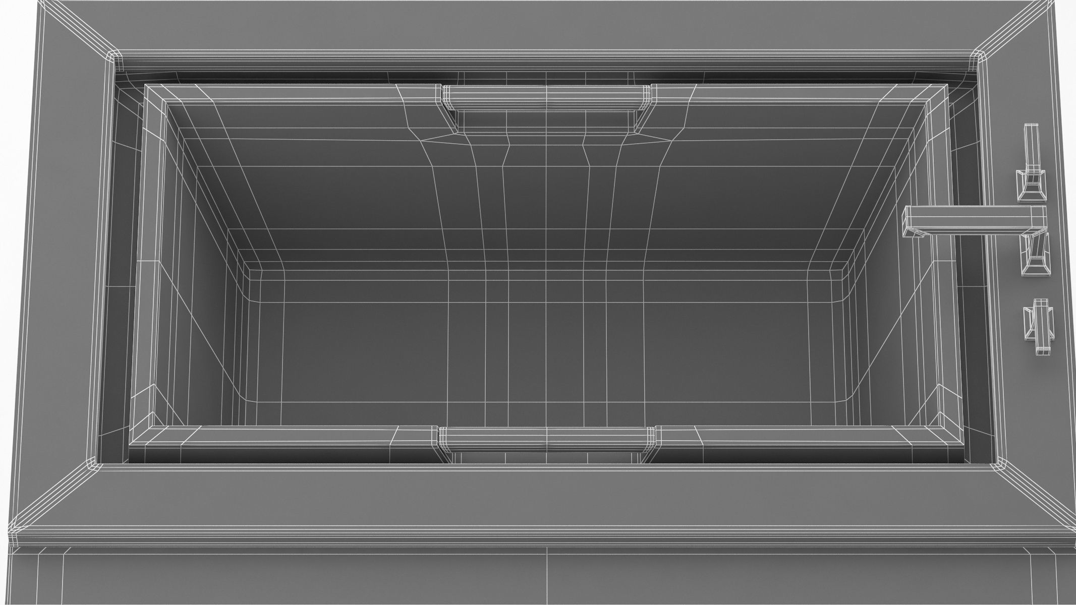 TOTO Lloyd Soaker Bathtub 3D model_19