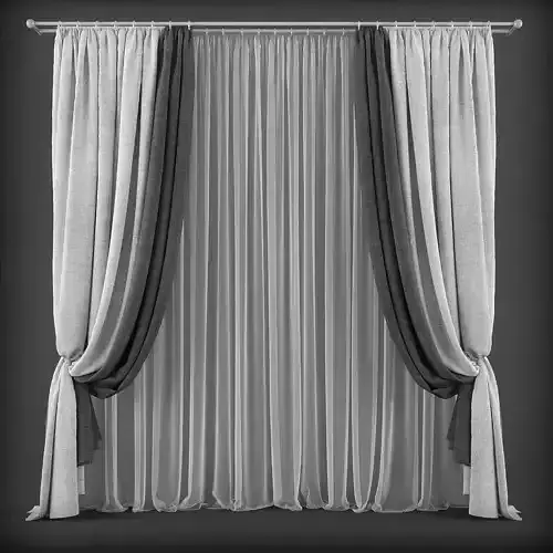 Curtain 3D model 126