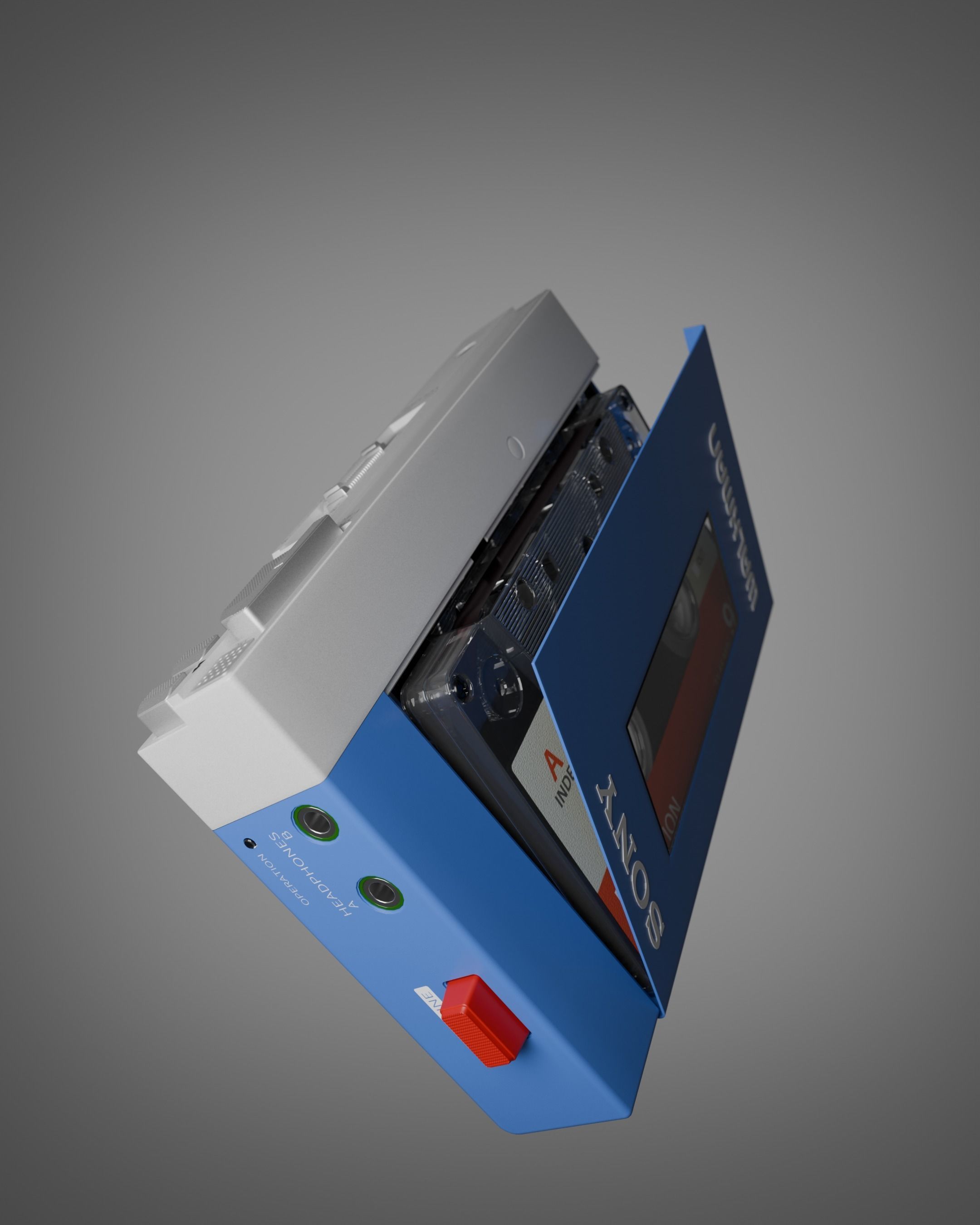 Sony Walkman TPS L2 Free 3D model_2