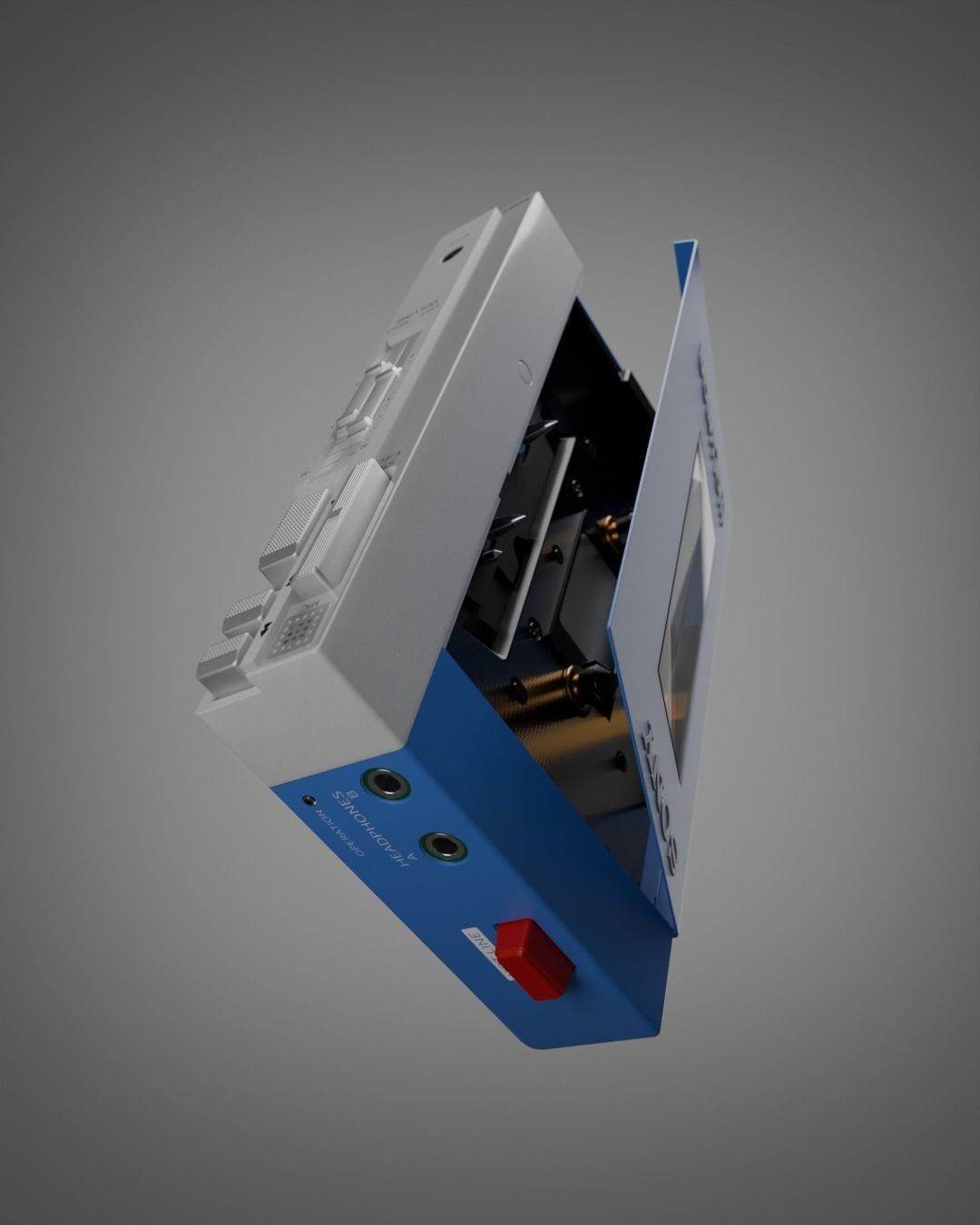 Sony Walkman TPS L2 Free 3D model_1