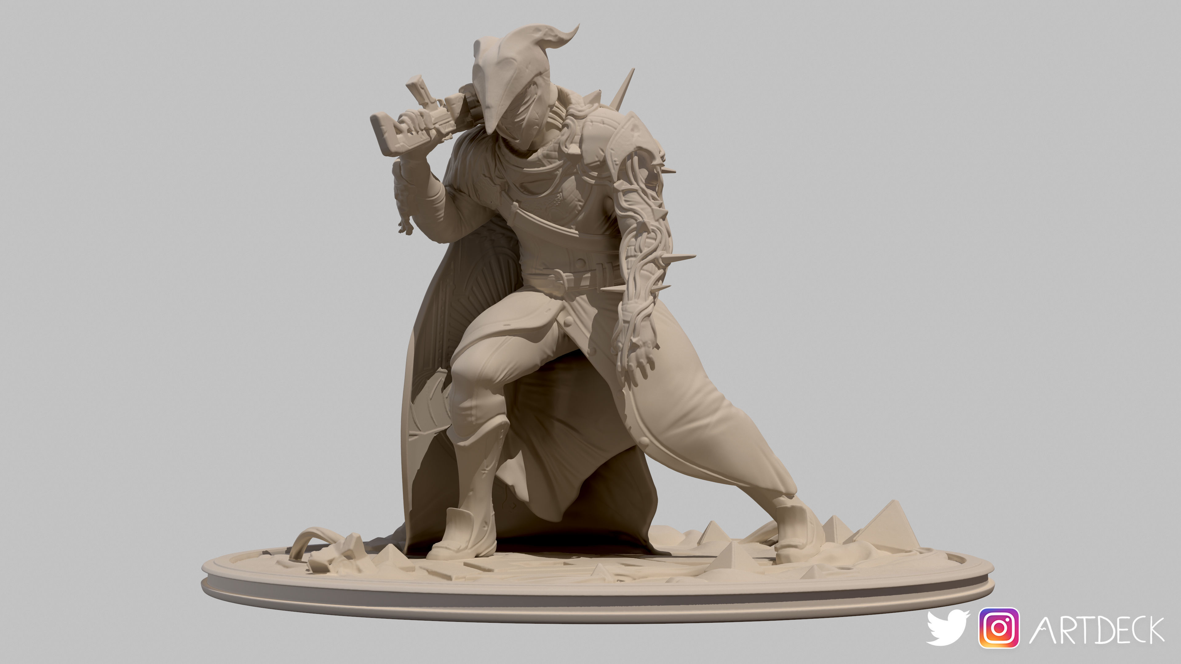 The Fall of Felwinter Figurine Free 3D print model_3