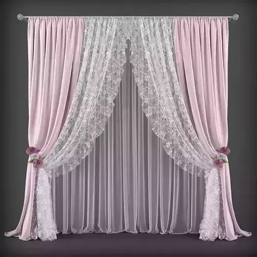 Curtain 3D model 131