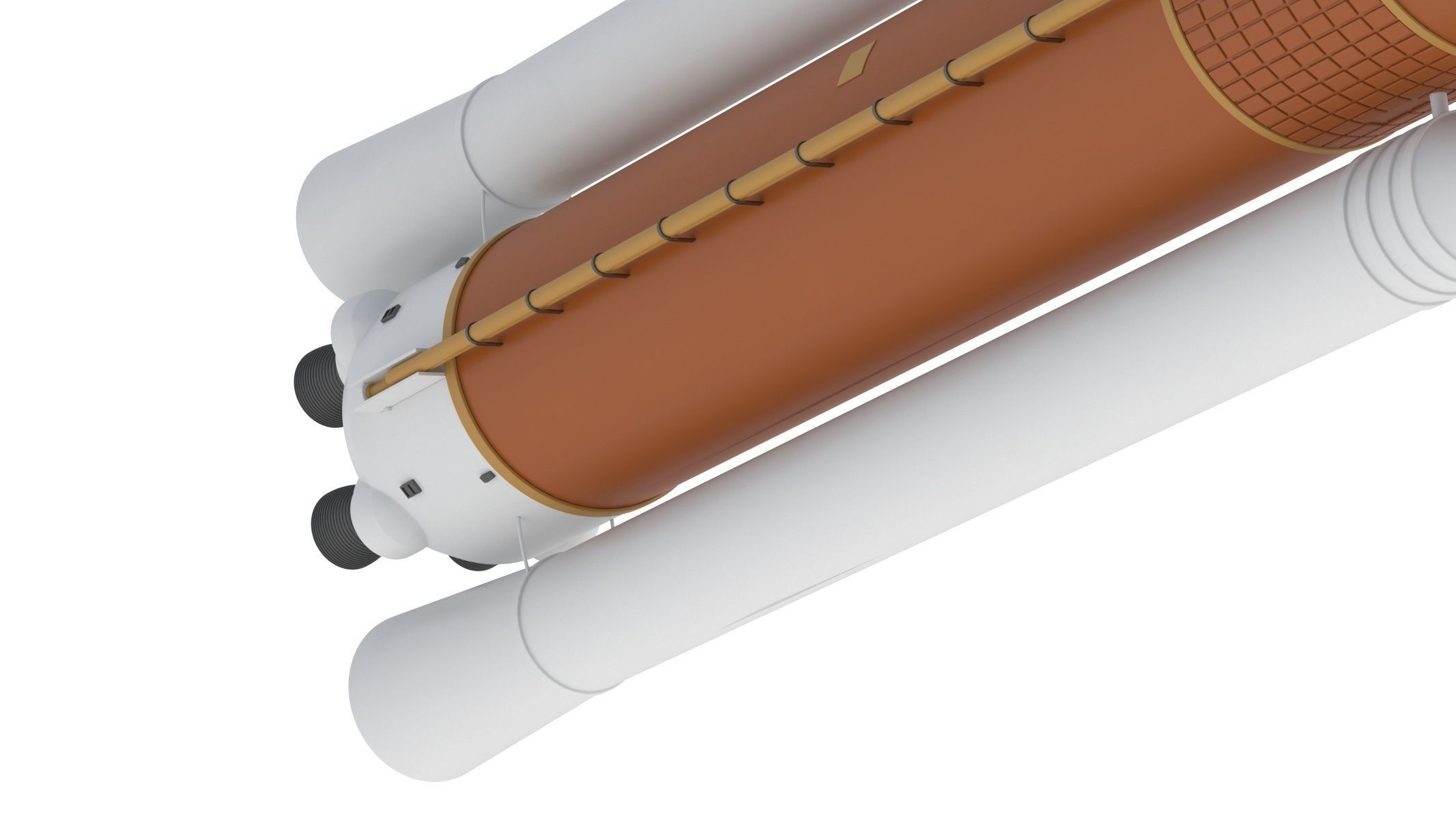 SLS Block 2 Cargo Rocket 3D model_9