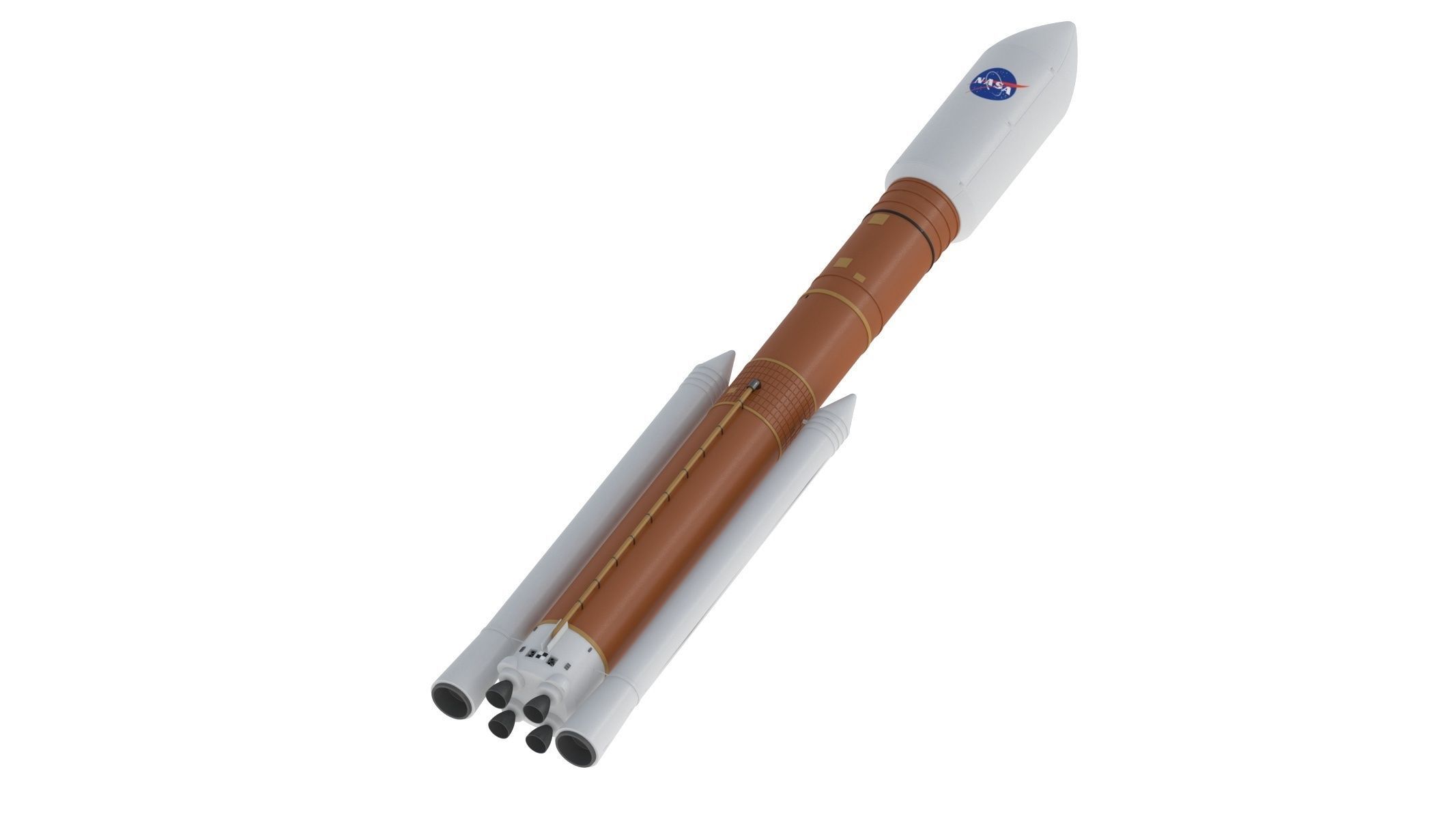 SLS Block 2 Cargo Rocket 3D model_3
