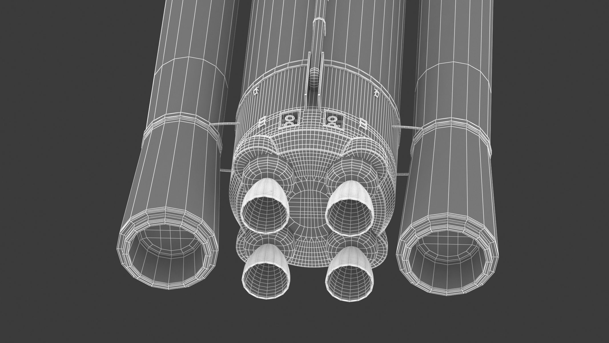 SLS Block 2 Cargo Rocket 3D model_17