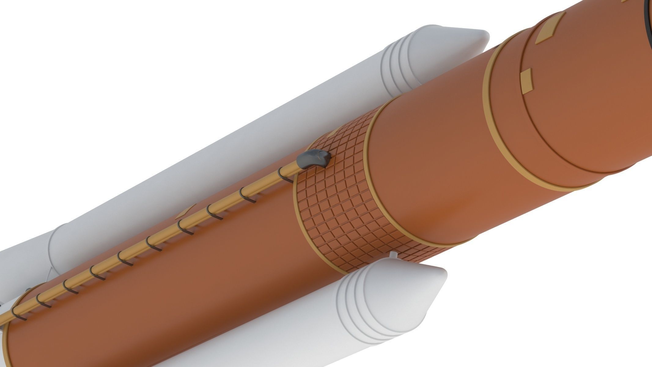 SLS Block 2 Cargo Rocket 3D model_5