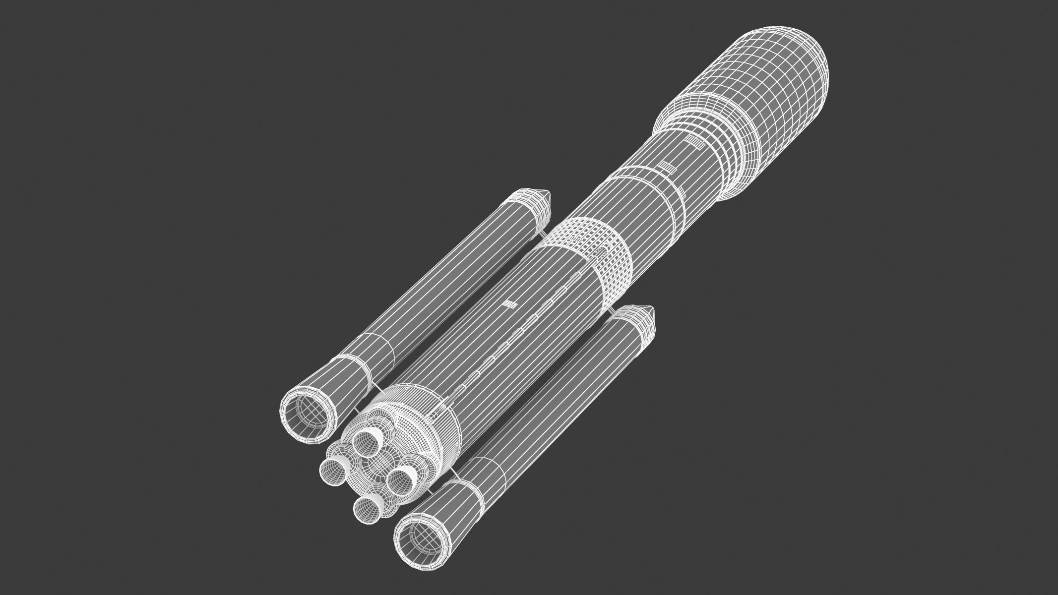SLS Block 2 Cargo Rocket 3D model_13