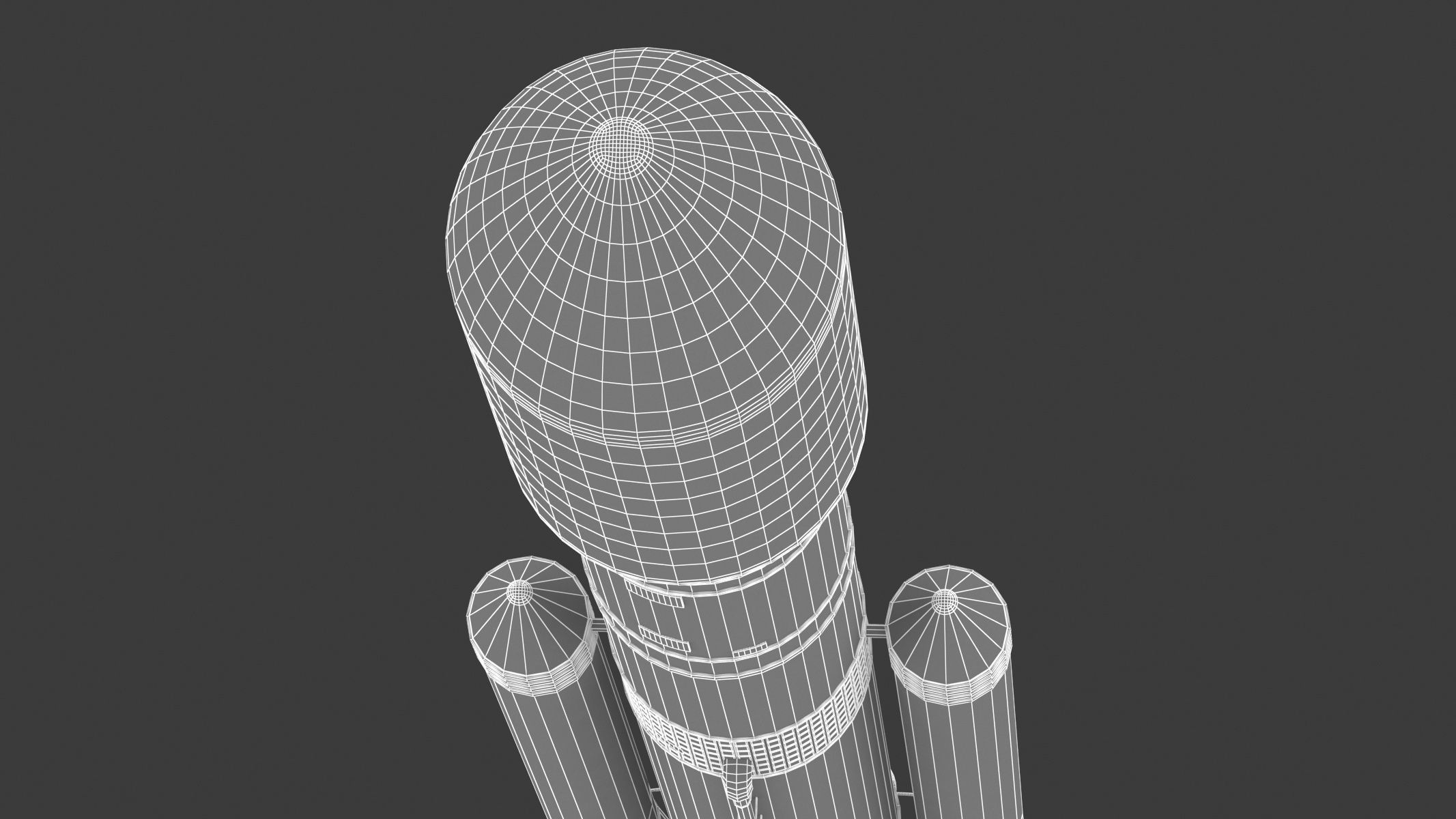 SLS Block 2 Cargo Rocket 3D model_19