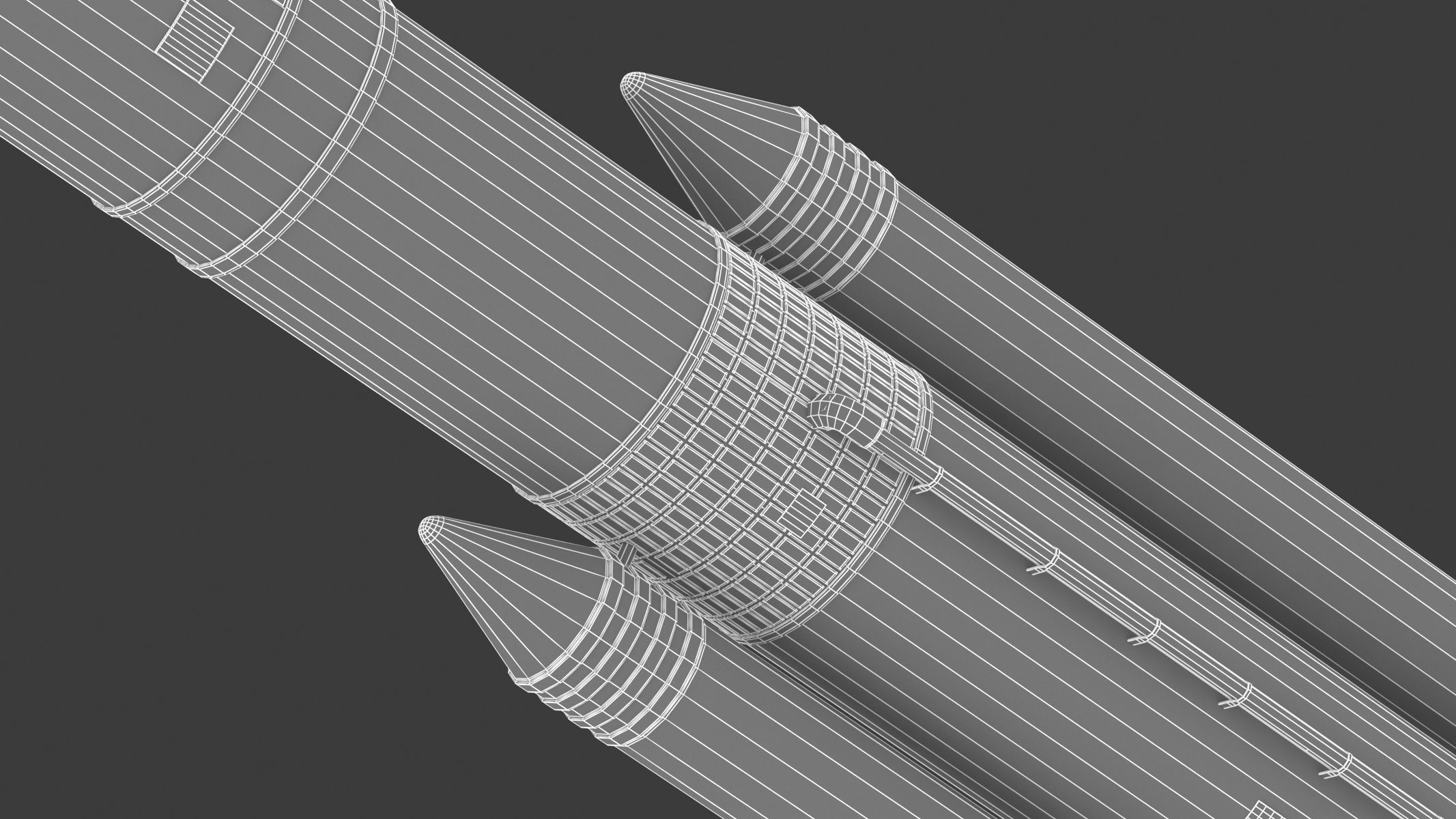SLS Block 2 Cargo Rocket 3D model_16