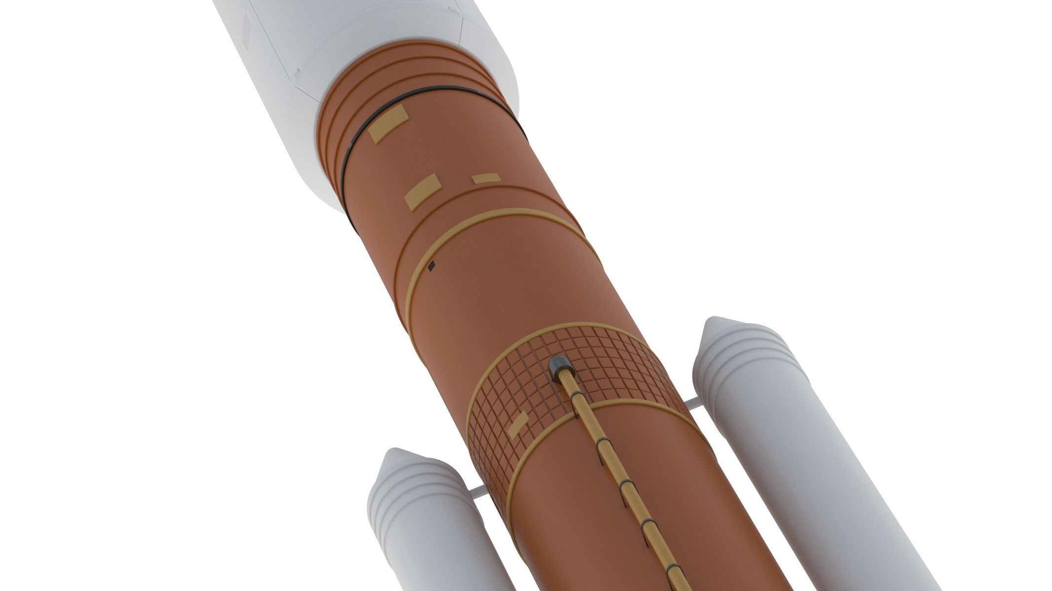 SLS Block 2 Cargo Rocket 3D model_7