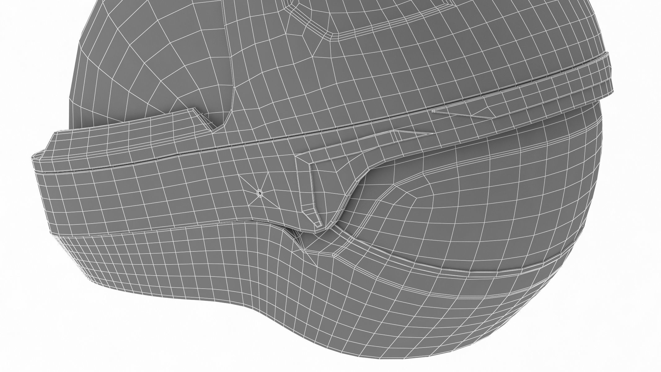 Starman Helmet 3D model_17