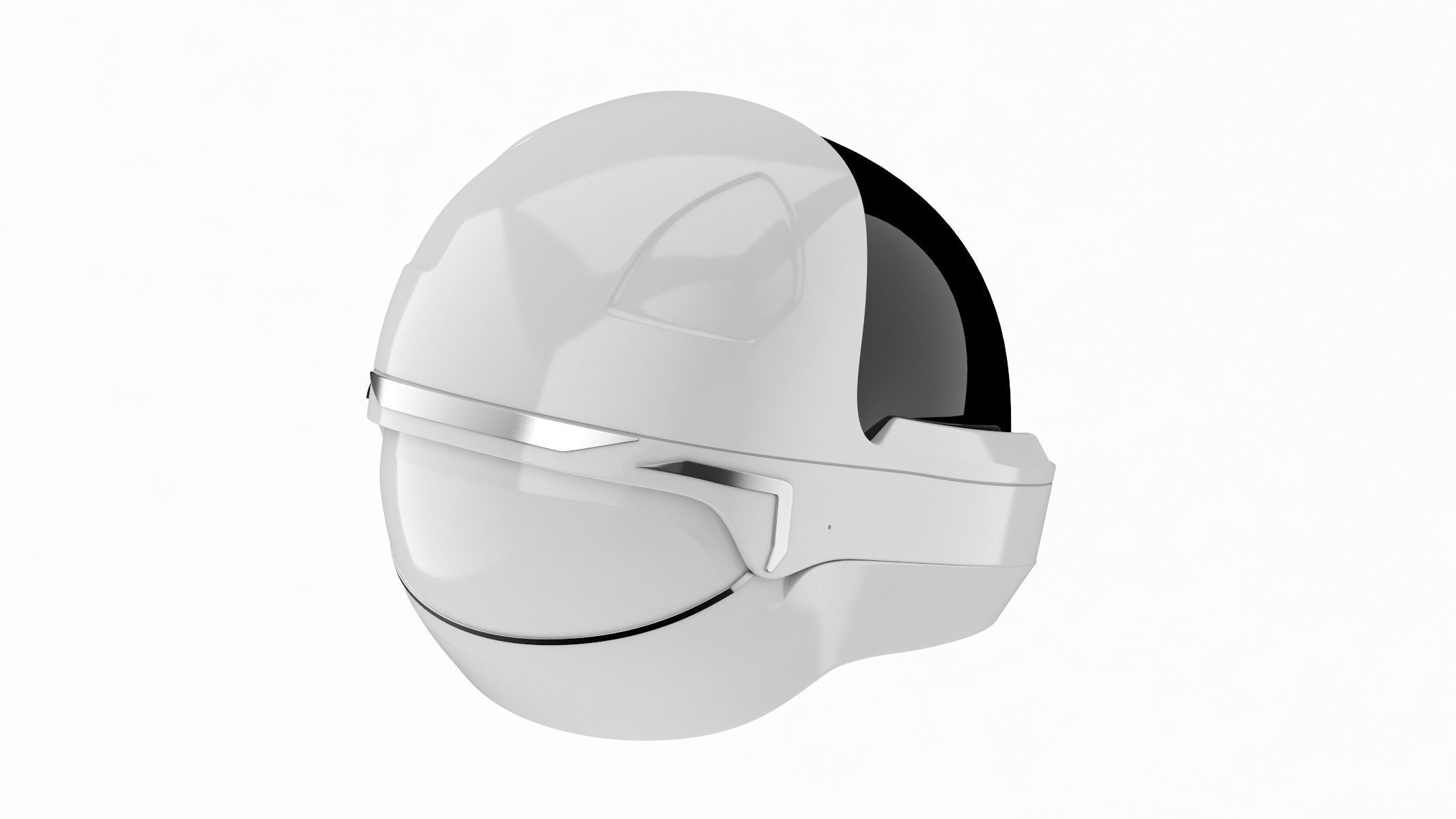 Starman Helmet 3D model_1