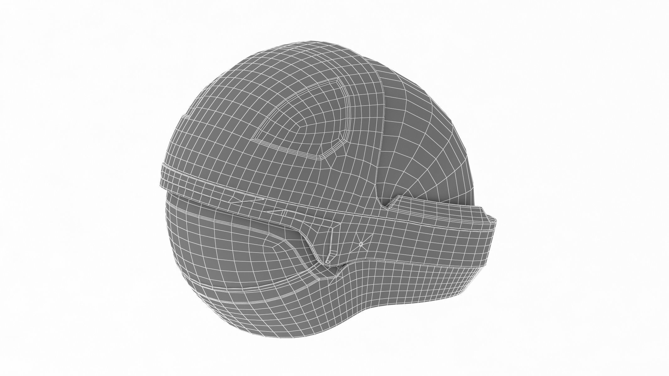 Starman Helmet 3D model_11