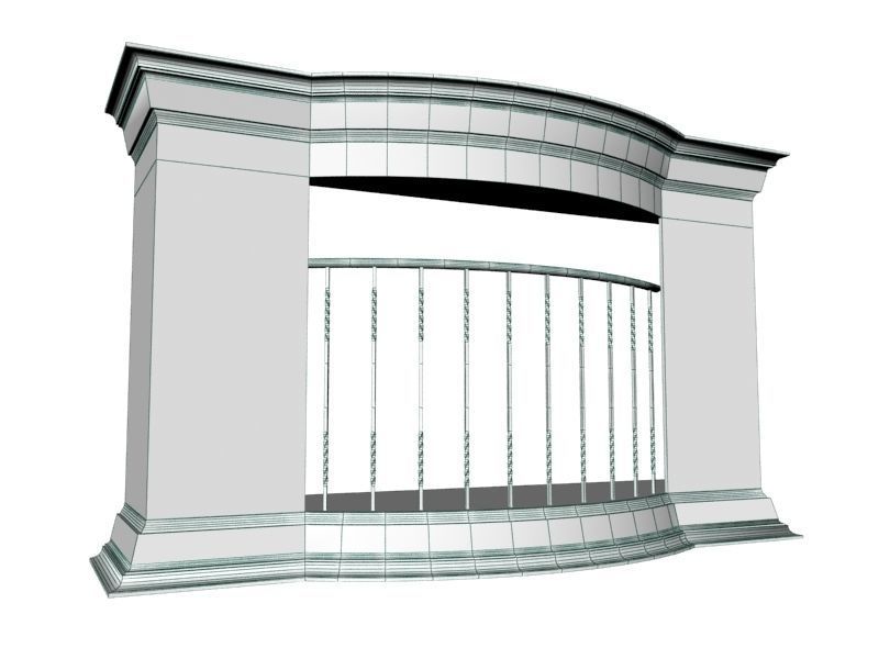 Fireplace 05 3D model_11