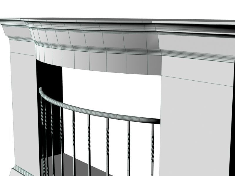 Fireplace 05 3D model_13