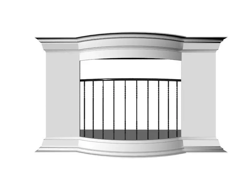 Fireplace 05 3D model_0