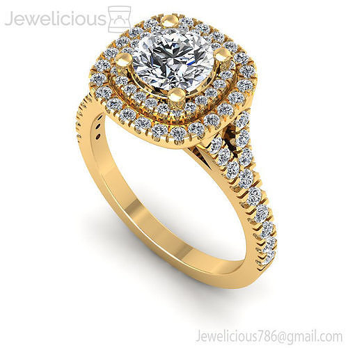 Jewelicious-2295-Ring rose gold diamond halo engagement ring