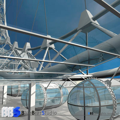 london eye 3D model_8