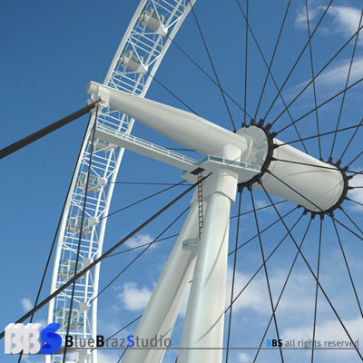 london eye 3D model_7