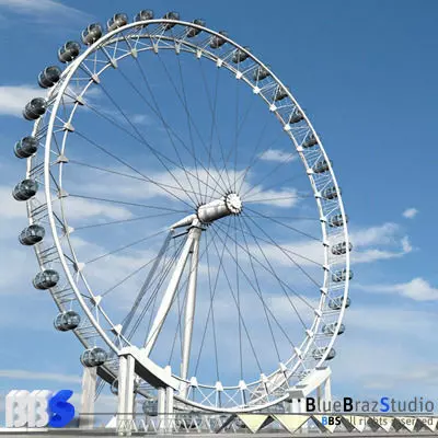 london eye 3D model_0