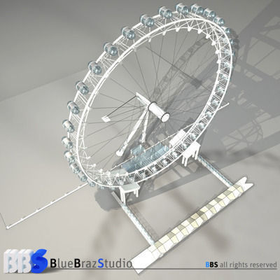 london eye 3D model_4