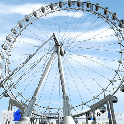 london eye 3D model_3