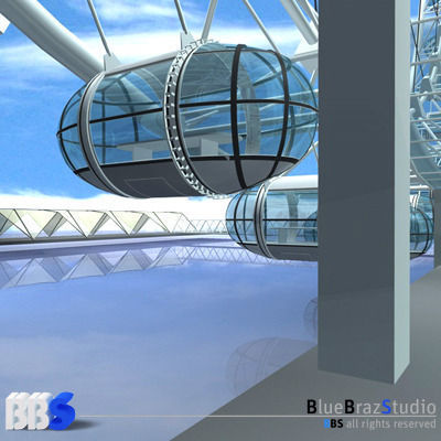 london eye 3D model_6